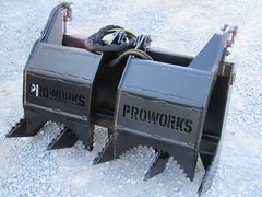42″ Root Rake Clam Grapple Attachment Fits Mini Skid Steer