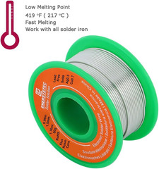 1.5Mm Electronic Solder Wire Lead Free Rosin Flux Core Diameter 0.06In Large Siz