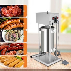ROVSUN 15L Electric Sausage Stuffer Maker Commercial Butcher Vertical Meat Press