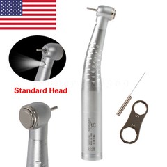 Dental Fiber Optic LED Turbine Handpiece Standard Head / Quick Coupler 6Holes Y6