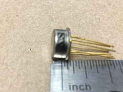(1 PC) NATIONAL FM3958 TRANSISTOR NSN# 5961-00-139-3244 OLD GOLD