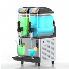 30L 8Gal Slushy Machine 110V Frozen Drink Maker Smoothie Machine Multi-Mode