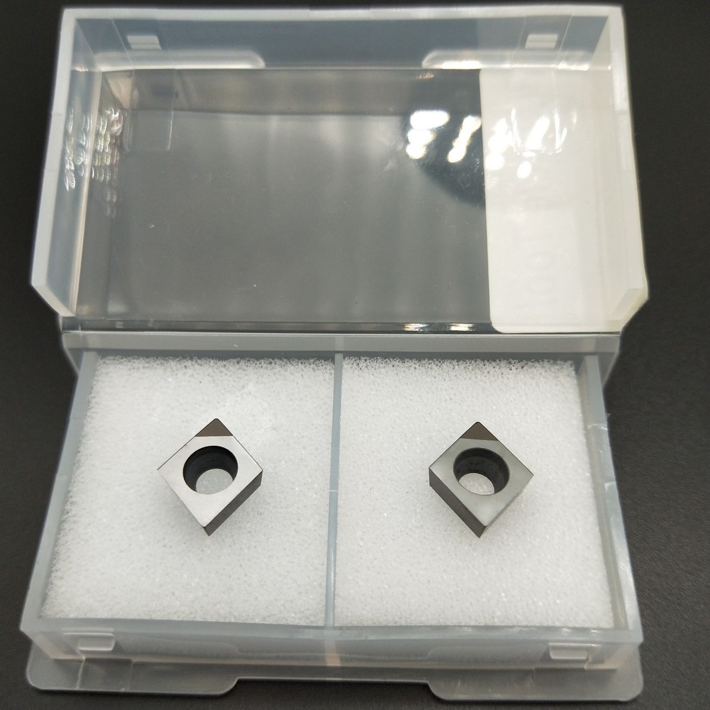 2pc CCGT09T304 CBN Boron Nitride diamond carbide INSERT bits for steel,cast iron