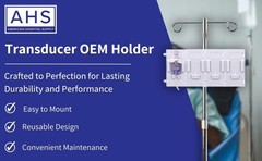 AHS Modular Arterial Line Transducer OEM Holder for IV Pole with Modular Desi…