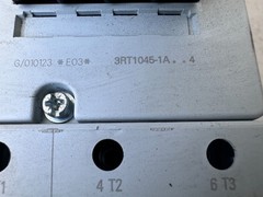Siemens 3ZX1012-0RT04-1AA1, plus 3RH1921-1HA22 aux contactor
