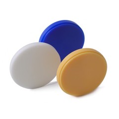 5Pcs Wax Disc Block CAD CAM Carving Blank White Blue Beige 98*10-25mm