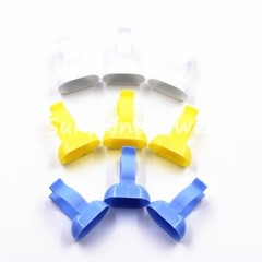 100 Pcs Dental Endo Finger Rings Disposable Dappen Dish Prophy Handy Bowl Mixing