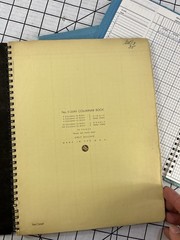 Vintage Notebook Lot Alvah M Squibb Class Record Book No 9 Vern O Bound Columnar