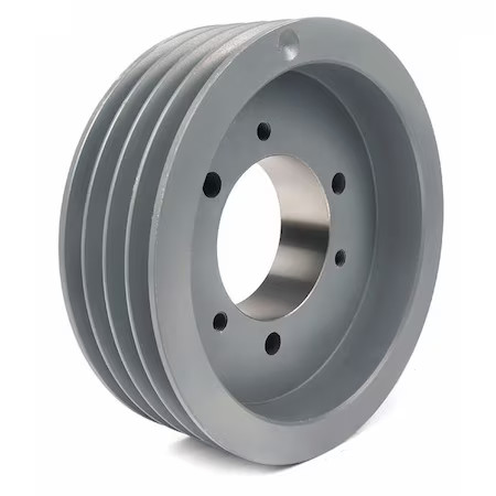 1/2 In To 2-1/2 In Quick Detachable Bushed Bore 4 Groove V-Belt Pulley 6.5 In