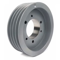 1/2 In To 2-1/2 In Quick Detachable Bushed Bore 4 Groove V-Belt Pulley 6.5 In