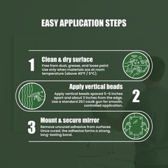 Seal Bond CS-4300 Mirror Adhesive, Low Odor, VOC Natural (Off-White)