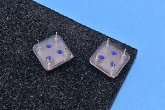 (2) KS Electronics Standard Clock Oscillator OSC 10.000MHZ Half Size