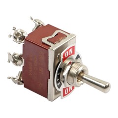 3pc 6Pin Heavy Duty Momentary DPDT ON/OFF/ON Toggle Switch 20A 125V Waterproof