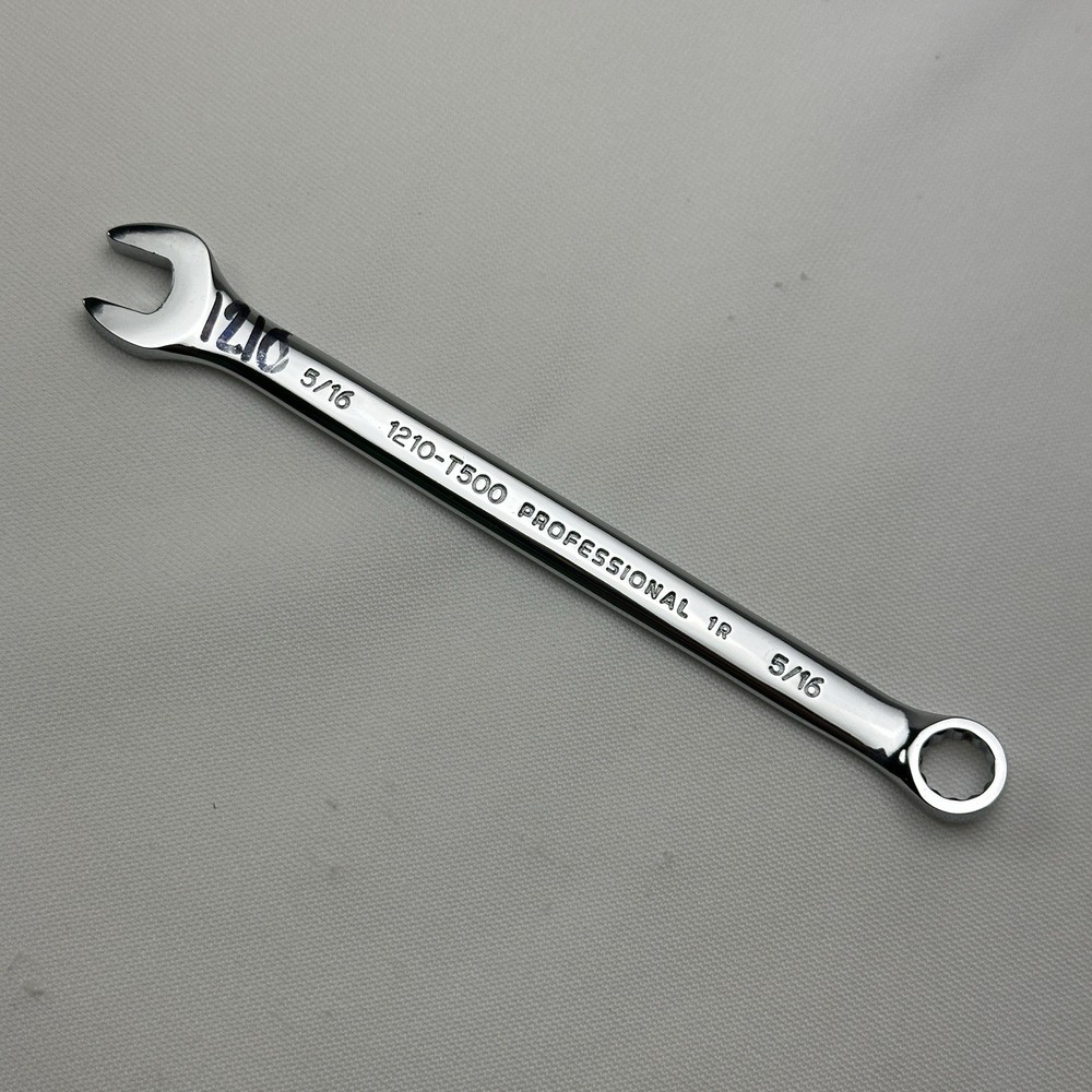 PROTO 5/16 Combination Wrench Chrome Finish 1210-T500 NEW