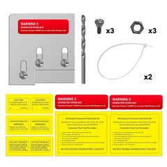 Professional Generator Interlock Kit with 1 3/8 Inch Spacing Easy Installation