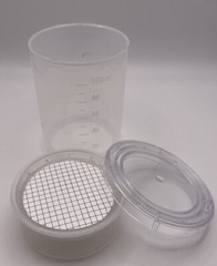 48/Pack OMICRON® MONITOR 100, 47mm, 0.45 µm CN Gridded(WHT/BLK) w/ pad, STERILE
