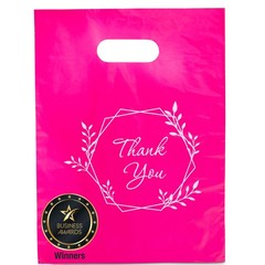 Choice Marts Merchandise Bags 100 Pink Color 9″x12″ Size 1.5Mil Thick Glossy …