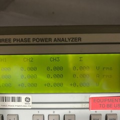 VOLTECH PM300 THREE PHASE POWER METER ANALYZER AB09/9213 100-120V / 220-240V 🎯