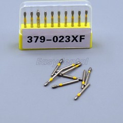 30 Burs Dental Diamond Burs FG 379/023XF EGG Shape Extra Fine Coarse Fine Yellow