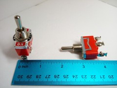 Pack of 2 E-TEN1122 15A 250V AC 3PIN ON-OFF-ON Power Toggle Switch Rocker Button