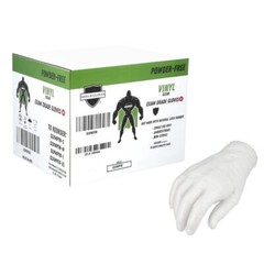 1000 Medical Exam Vinyl Powder-Free Disposable Gloves Size: Large 5 Mil Thick