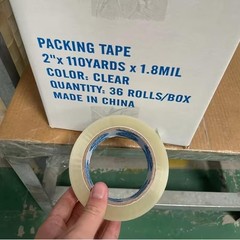 Clear Packing Tape 1 Pcs. 2″ X 110 Yards, 1.8 MIL BOPP Transparent Shipping Tape