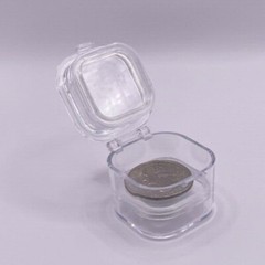20 Pack, Denture False Teeth Membrane Case Container Hinged Display Box Jewelry