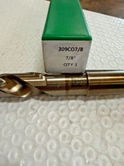 Precision Twist Drill Cobalt HSS 7/8” Morse Taper Shank Drill USA HSSCo 3MT MT3