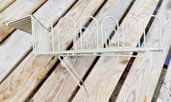 Vintage General Store Wire Retail Display Shelf Freestanding / Wall Mount
