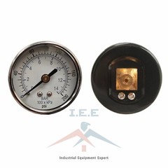 Air Compressor Pressure / Hydraulic Gauge 2″ Face Back Mount 1/8″ NPT 0-200 PSI