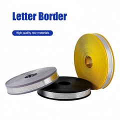 100ft 8mm Channel Letter Coil Aluminum Trim Cap Strip for Making Sign Lightbox