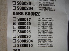 Pemko Door Edge Seal Dark Bronze S88D20