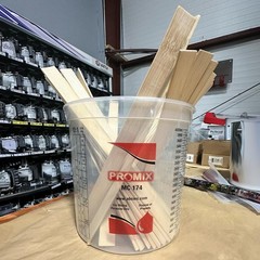 Craft and Paint Sticks – 12″ Inch Premium Bamboo Stirrers/Paddles – Bamboo