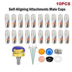 US Dental Locator Male Caps Inserts 20Pcs/Set –Overdenture Abutment Kit Implant