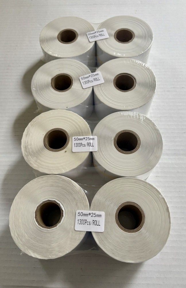 2″ x 1″ Direct Thermal Labels for UPC, Address, Rollo, Zebra Printers (8 Rolls)