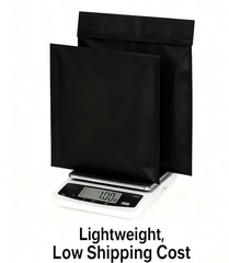 #7 19×24 Poly Mailers Envelopes Shipping Bags Black 300 Pieces