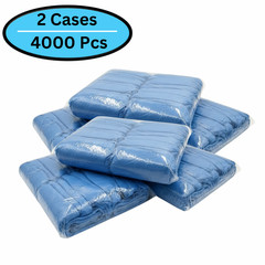 Shield Safety 16″ Blue Bottom Shoe Cover Cast Polyethylene 4000 Pieces