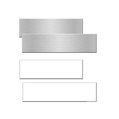Nap Tags Aluminum Office Nameplates – Blank Sublimation Plates, 8″ X 2