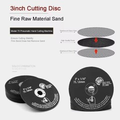75mm Metal Cutting Disc Angle Grinder Accessories for Wood Iron Metal Pvc Cut