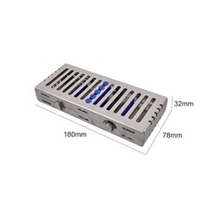 Dental Autoclavable Sterilization Cassette Rack Box Tray for 5/10/20 Instrument