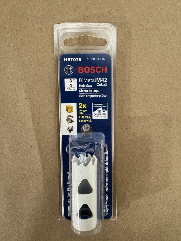 Bosch HBT075 3/4 in. Bi-Metal M42 Hole Saw