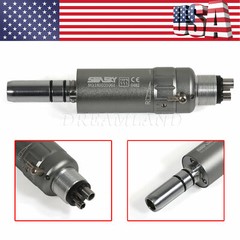NSK Style Dental Straight Nose /Air Motor Low Slow Speed Handpiece 4Hole Attach