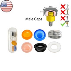 US Locator Abutment for Zimmer 3.5/4.5mm Retention Cap Inserts Tool 1.0-5.0mm GH