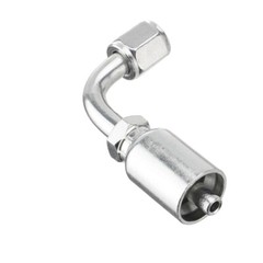 NEW 10 PCS 13943 4-4 PK STYLE HYDRAULIC HOSE FITTINGS 1/4″ FJIC 90 Degree