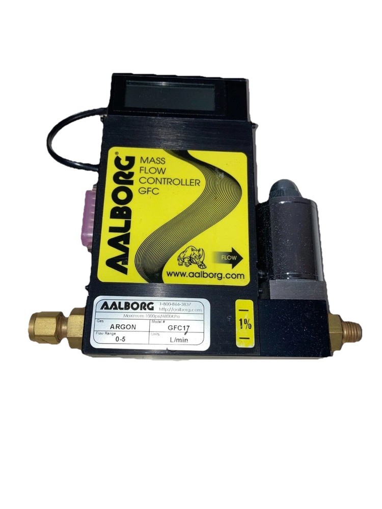 NEW AALBORG GFCS-010049 MASS FLOW CONTROLLER GFC17 0-5 L/min ARGON