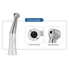 AZDENT Dental Ring LED E-generator High Speed&Low Speed Handpiece Kit 2 Hole USA