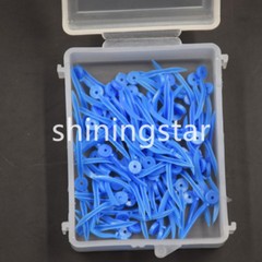 400 Pcs Dental Disposable Plastic Wedge With Holes All 4 Sizes Wave Poly-Wedge