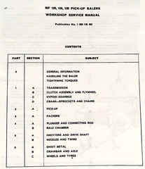 Massey Ferguson 120 124 128 Baler Service Manual Repair Shop Technical Workshop