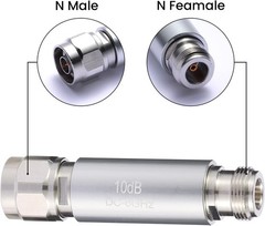 N-Type 2W 40dB Attenuator DC-6GHz 50 Ohm N Male Female RF Systems Testing Lab