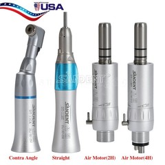 SANDENT Dental Slow Low Speed Handpiece Kit Push/Latch E-type 2/4Holes NSK Style